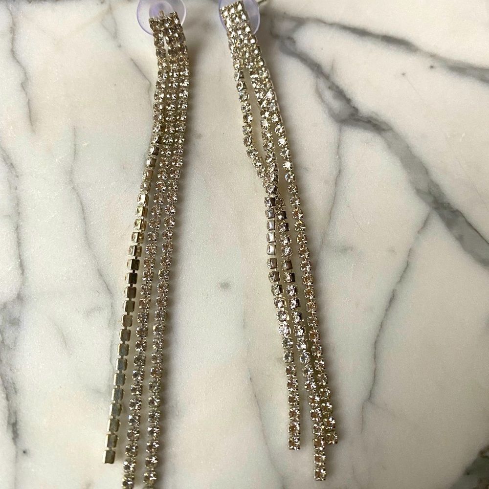 Sparkly dangly earrings
